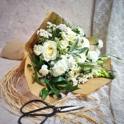 ÖKO - Mezei Bokréta - fehér árnyalatú szezonális virágokból